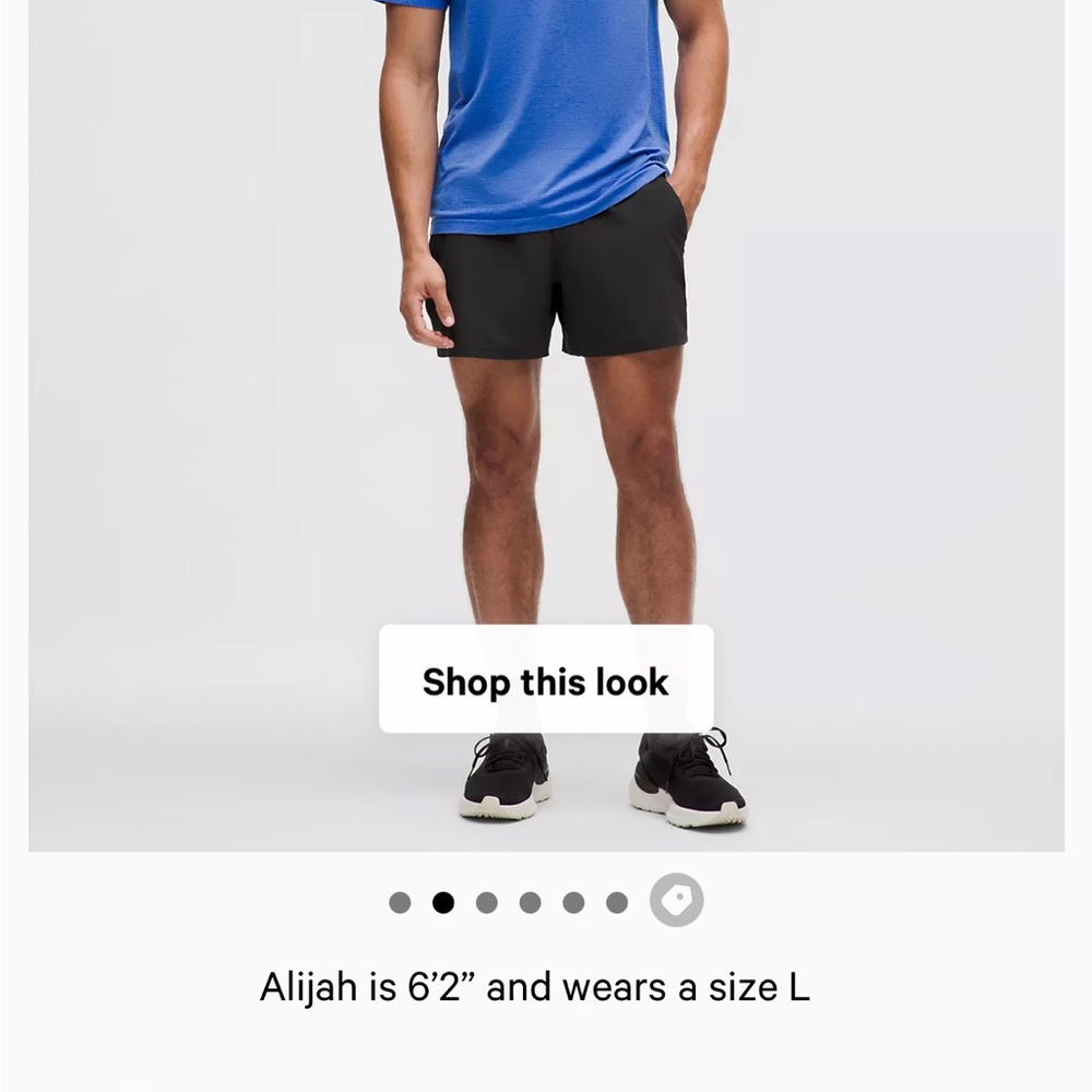 Lulu-B Black Athletic Shorts Lightweight Performance